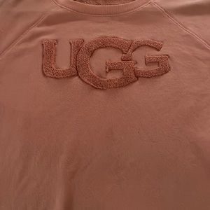 Fuzzy UGG lettering sweatshirt
